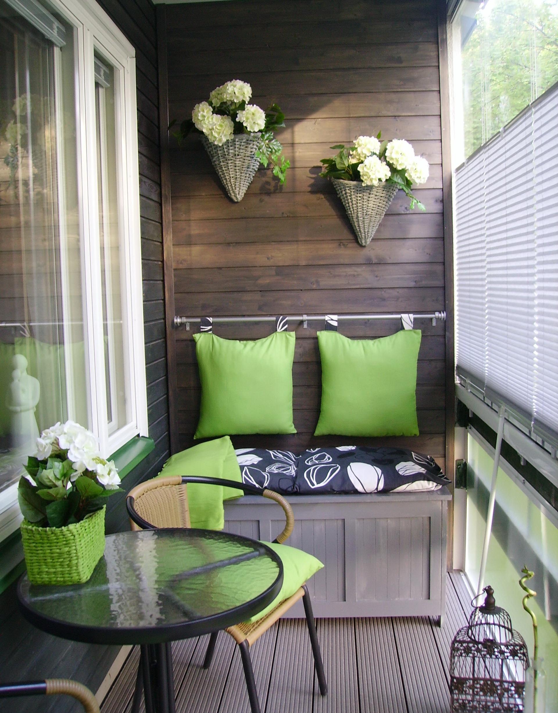 6 designtips for en liten loggia med foto