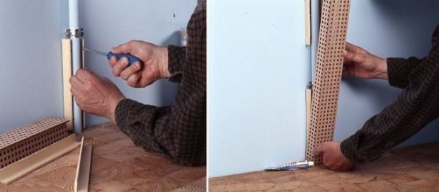 6 tips for hvordan du kan skjule et gassrør på kjøkkenet + foto