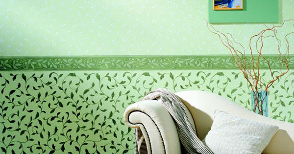 Bakgrunnsgrense: 5 tips for valg og klistring av et kantbånd
