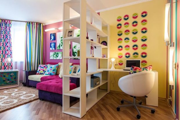 Regulering av en studioleilighet: 9 måter + foto