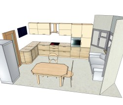 progetto di design della cucina 2