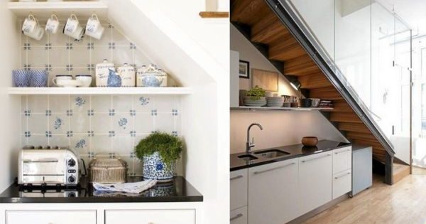 Utformingen av plassen under trappen i huset: 22 ideer + foto