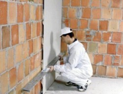 livellamento delle pareti con muro a secco senza cornice 2